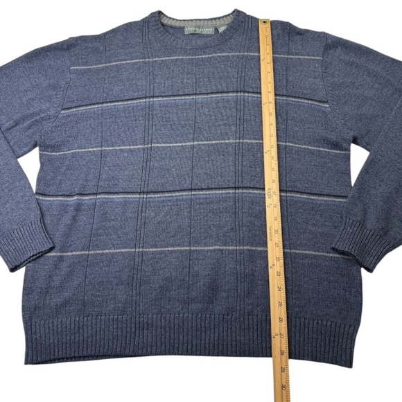 OSCAR DE LA RENTA Sweater Mens XXL Plaid Squares Pullover - Picture 7 of 10